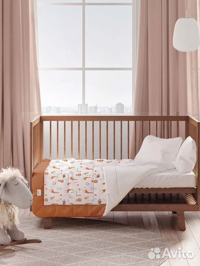 Бортики в кроватку и одеяло