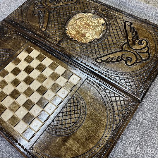 Нарды резные ручной работы