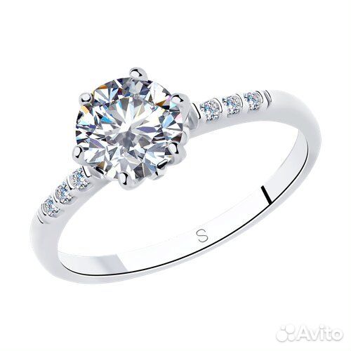 Кольцо sokolov из серебра, 94012964, р.20,5