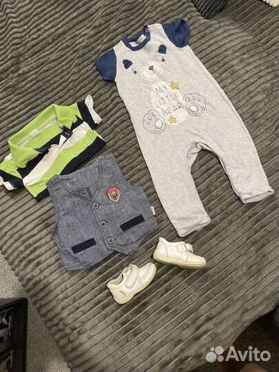 Пакет одежды на мальчика 74 размер