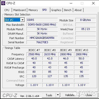 Sodimm ddr5 5600 16gb (2x8) цена за обе