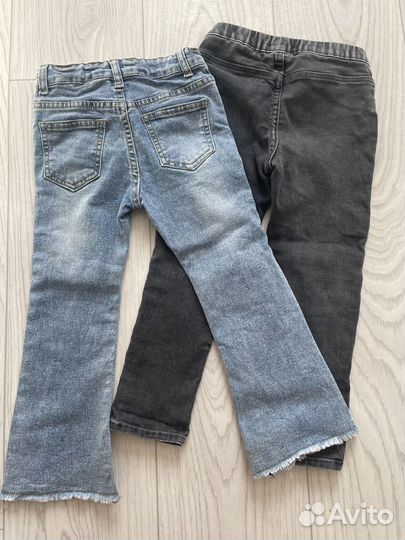 Джинсы для девочки 104