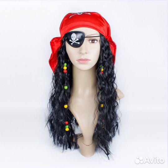 Парик шляпа пирата (маска на Хэллоуин)