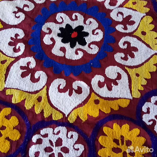 Узбекское винтажное Сюзане.Панно, покрывало.SZT017