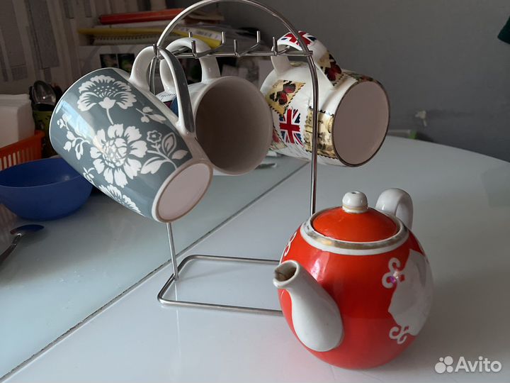 Кружки Подставка Чайник
