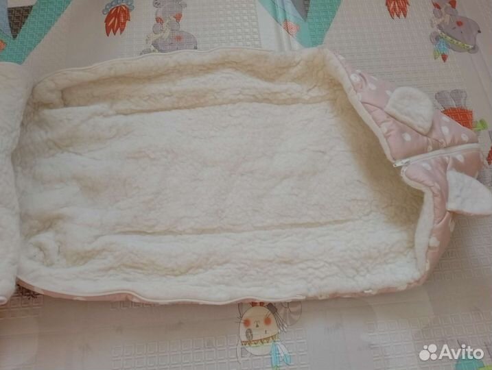 Конверт на выписку зимний для девочки