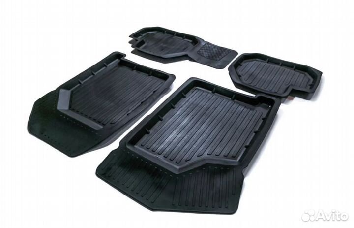 Коврики в салон ваз 2109-2115 резиновые