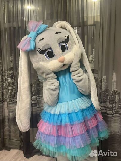 Аниматор,детский праздник,ростовые куклы,Зайка