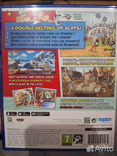 Диск Asterix & Obelix для ps 5