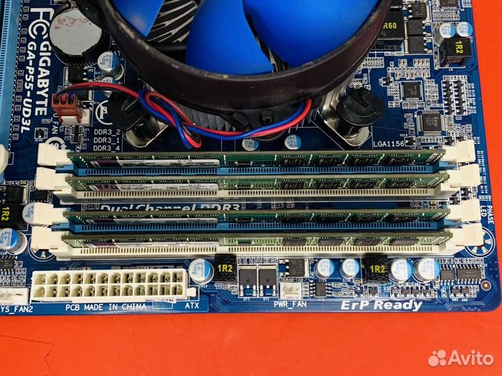Материнская плата S1156 Gigabyte ga-p55-ud3l (c i3