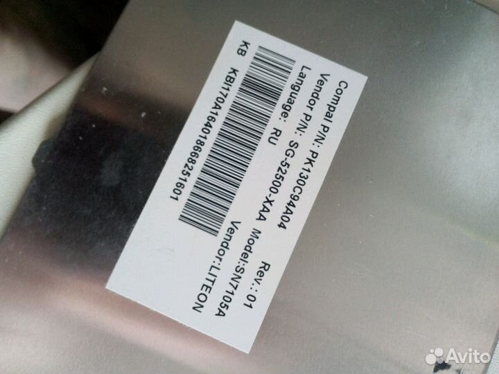 Клавиатура на Acer 5552