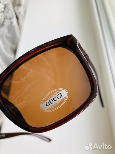 Очки Gucci поляризационные коричневые