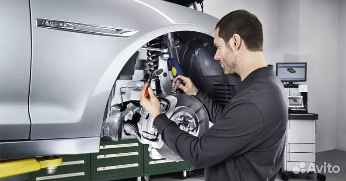 Мойка радиатора, установка сетки Jaguar Land Rover