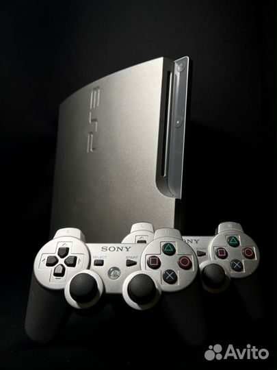 Sony PS3 Slim 320Gb (Прошита) + 800 Игр