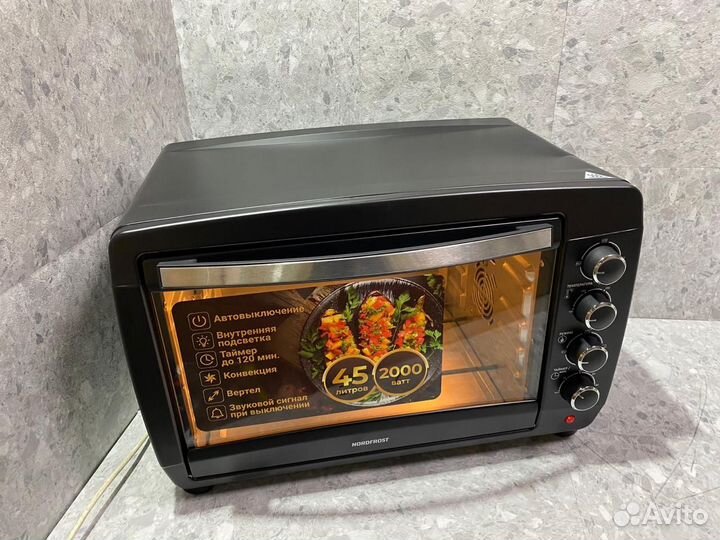 Духовка nordfrost RC 450 B 45 л