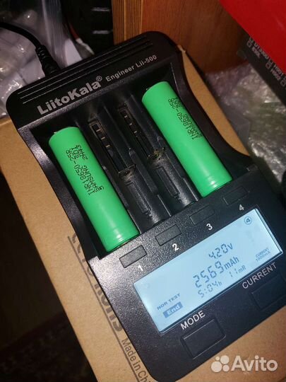 Аккумуляторы 18650 литий Новые 3400мАч