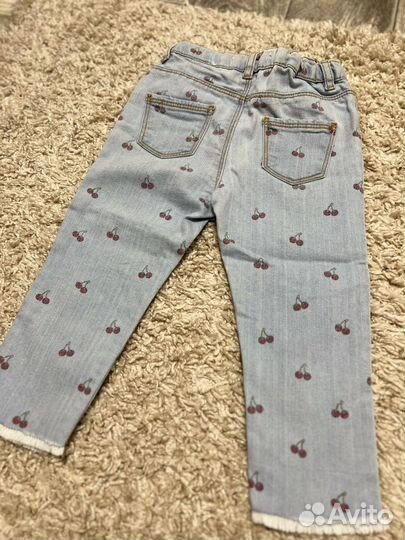 Джинсы zara на девочку 98