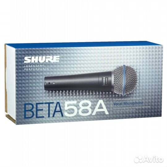 Shure Beta 58A. Динамический Вокальный Микрофон