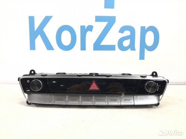 Блок управления магнитолой Hyundai Sonata 7 LF