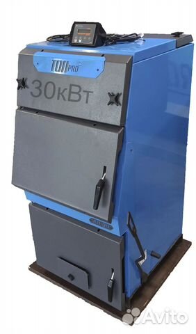 Котел твердотопливный полуавтоматический топpro 30
