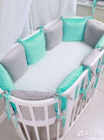 Бортики на детскую кроватку. На подарок