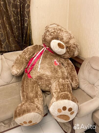 Плюшевый медведь 2 метра