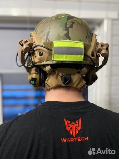 Комплект Шлем Протон+активные наушники, шлем