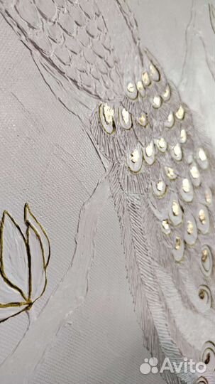 Картина из текстурной пасты