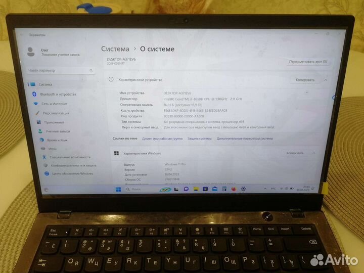 14 '' ультрабук Lenovo X1 Carbon gen 6