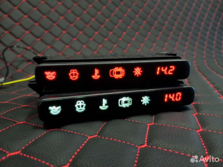 Блок индикации(бск) на Ваз 2114, пересвет