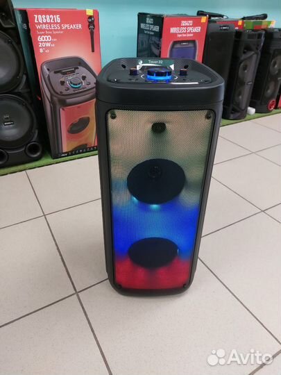Мощная блютуз колонка с караоке. Гарантия, магазин