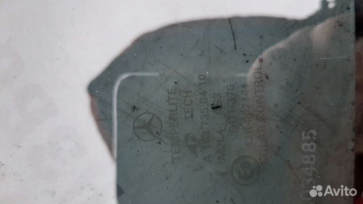 Мерседес М-Класс Стекло заднее левое AS3