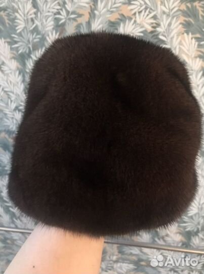 Дубленка женская 40-42 и шапка норковая папаха