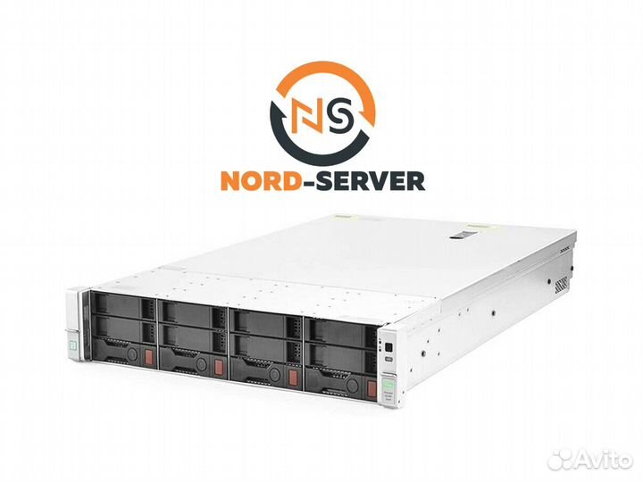 Сервер HP DL380 Gen9 4LFF 2x E5-2640 v3 64GB