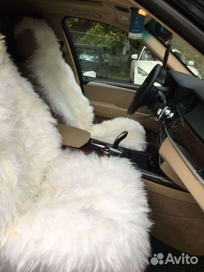 Овчина. Накидка 1 шт, натуральная, длинный ворс