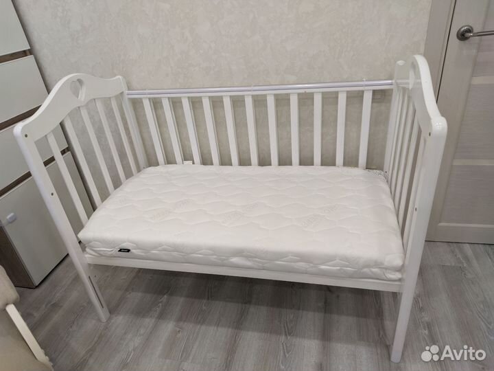 Кроватка Кровать детская Каролина 3/5 маятник