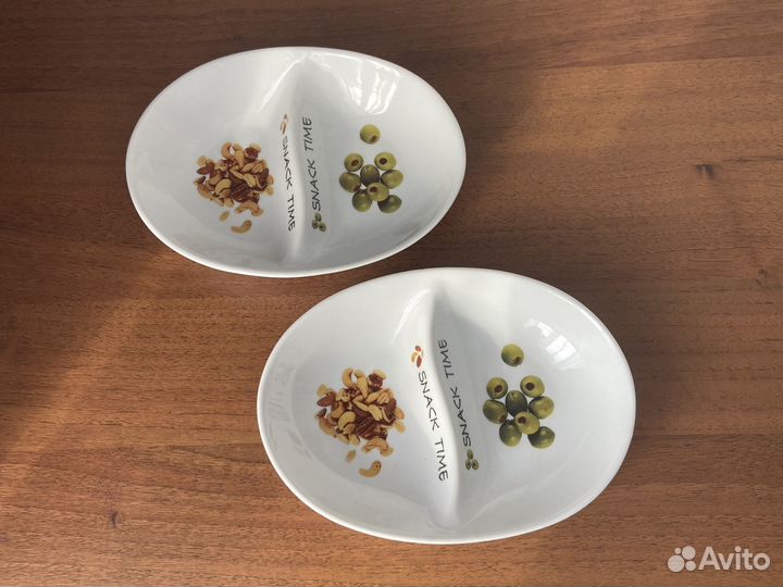 Менажница керамика тарелка для закусок 2 шт