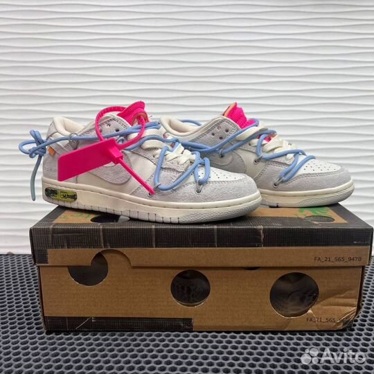 Кроссовки Nike Dunk Low x Off White