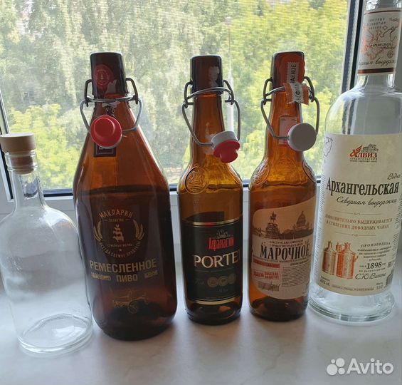 Бутылки с бугельной крышкой