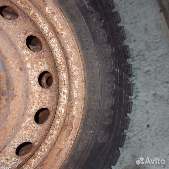 Колеса в сборе r15 nordman 5 зимние