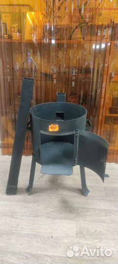 Печь с трубой под Казан 10л