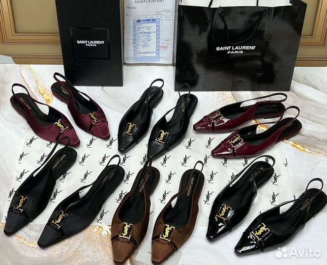 Туфли Босоножки Saint Laurent Ysl Размер 36-40