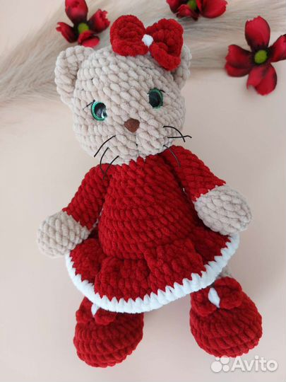 Плюшевые вязаные игрушки
