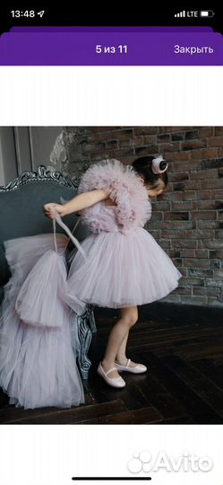 Платье для девочки 104 110 см новое