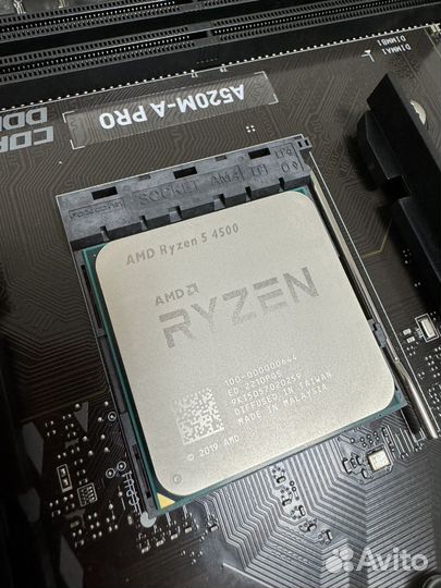 Комплект MSI A520M PRO + Ryzen 4500