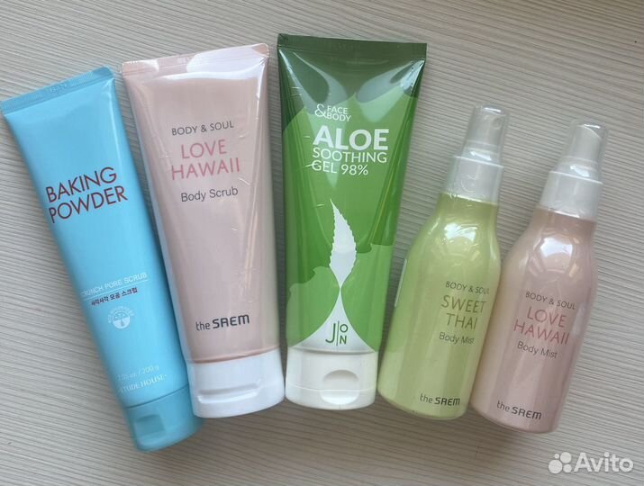 Корейская косметика скраб гель мист