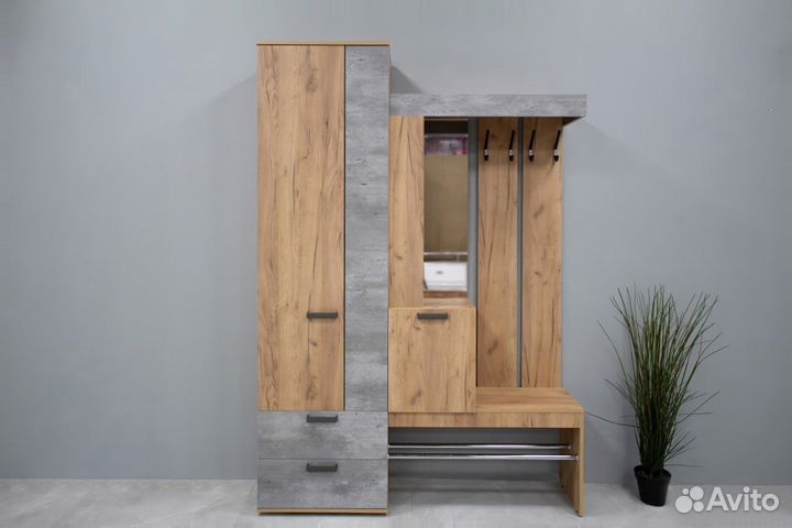 Прихожая с зеркалом Трамп 1,5м