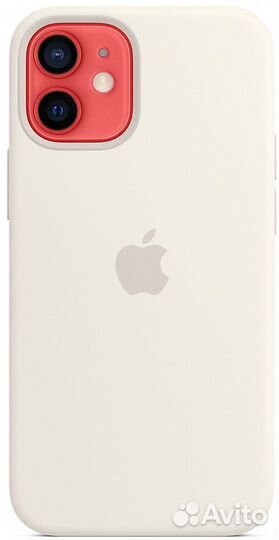 Оригинал Silicone Case для iPhone 12 Mini (Белый)