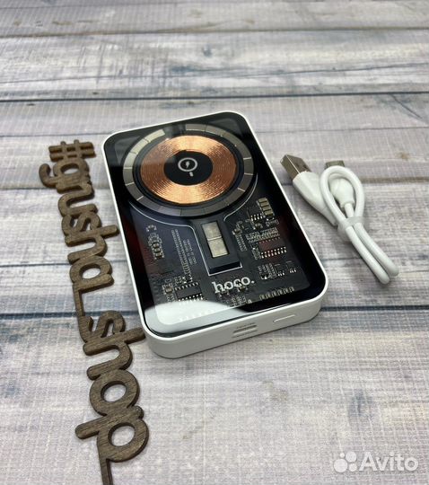 Power bank с беспроводной зарядкой 5000mAh