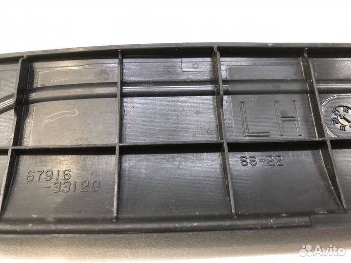 Накладка на порог внутренняя задняя левая Toyota